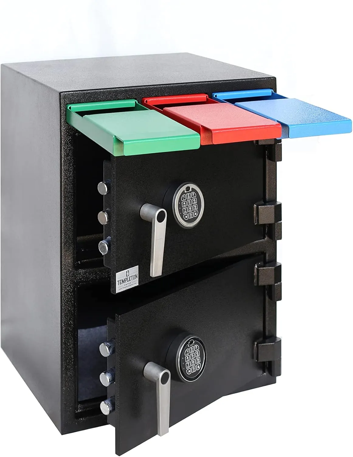 Templeton Safes Two Door Multi-User Depository Drop Safe with Electronic Locks & Segregated Drop Slots