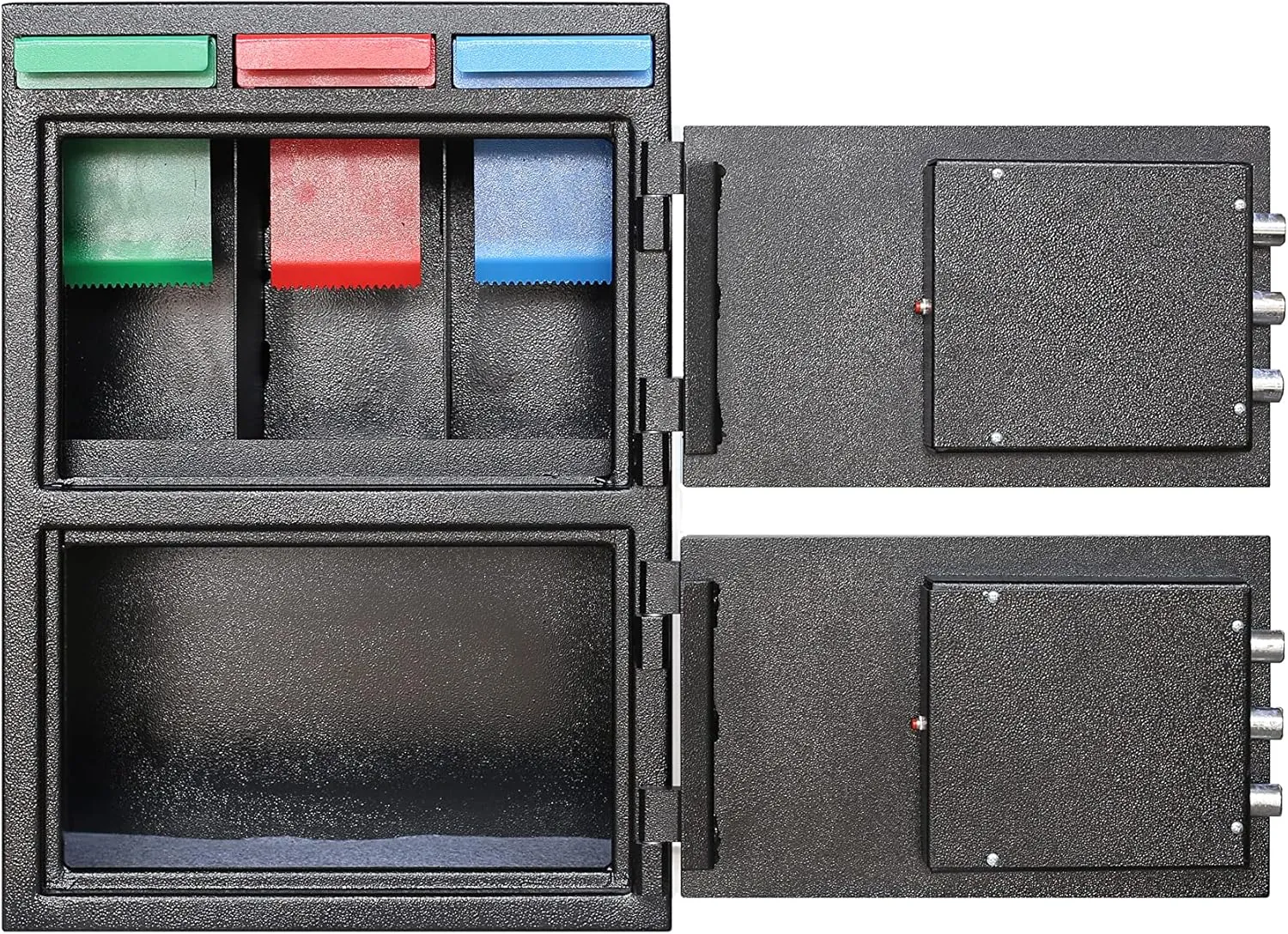 Templeton Safes Two Door Multi-User Depository Drop Safe with Electronic Locks & Segregated Drop Slots