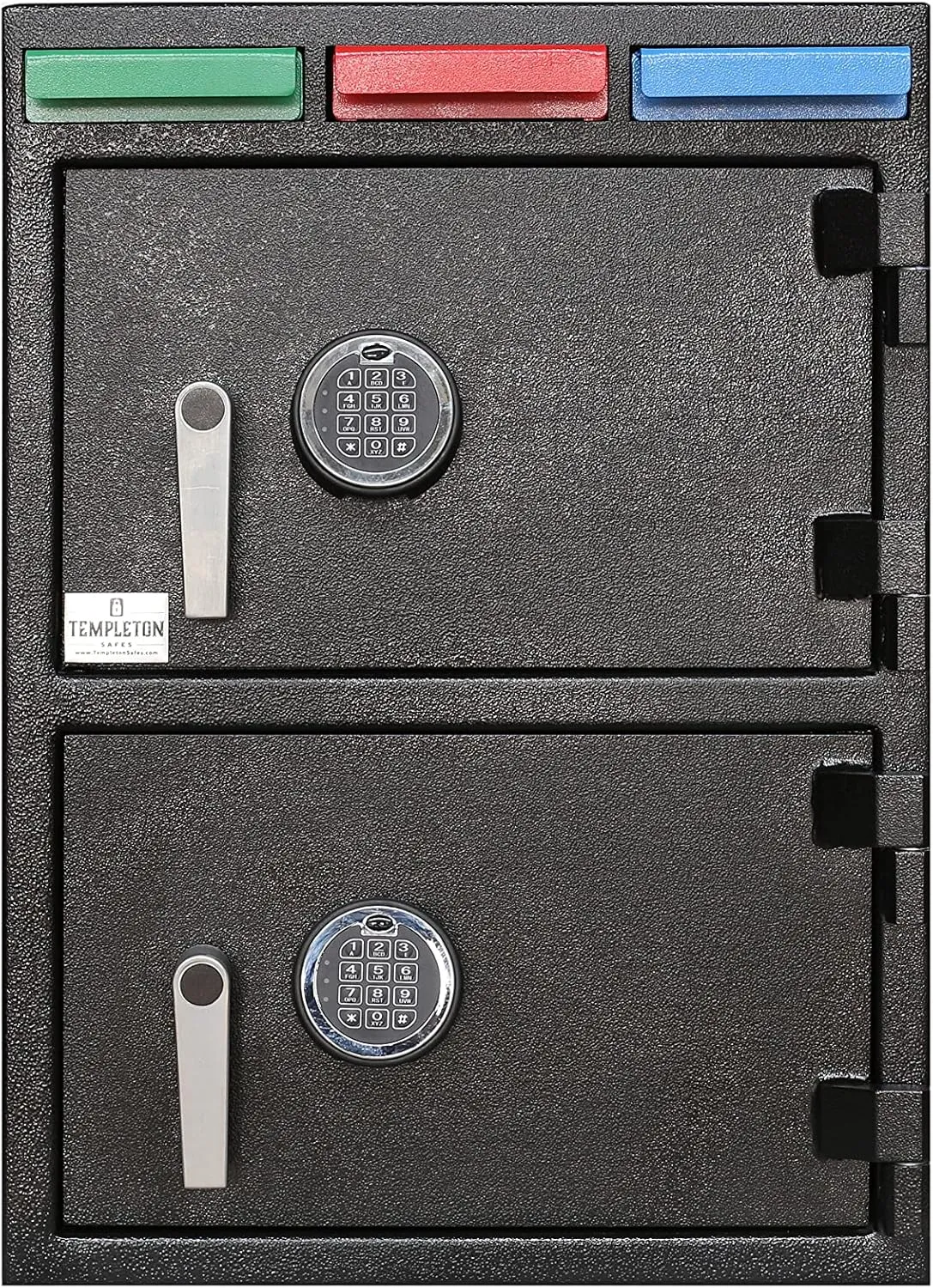 Templeton Safes Two Door Multi-User Depository Drop Safe with Electronic Locks & Segregated Drop Slots