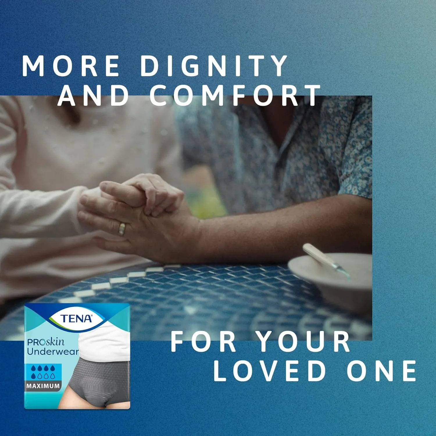 TENA Incontinence Underwear for Men, Maximum Absorbency, ProSkin, Large -18 Count (Pack of 4)