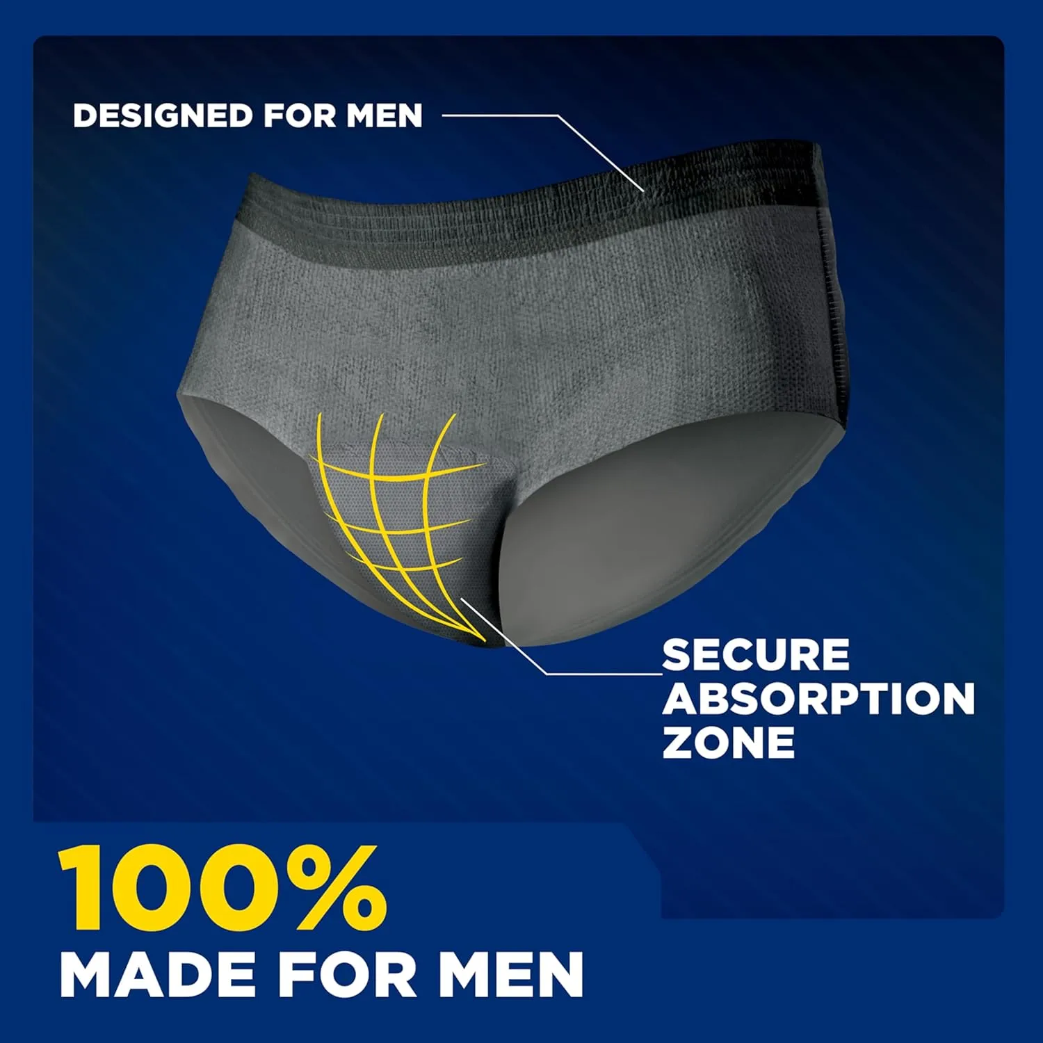TENA Incontinence Underwear for Men, Maximum Plus Absorbency, Large/Extra Large - 56 Count (Packaging May Vary)