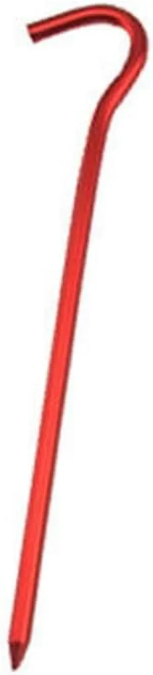 Tent Stakes Tent Stakes 18cm Tent Pegs Aluminum Alloy Tent Peg, Tent Accessories/Pitching Camping Tent for Camping, Hiking, Backpacking(Red,12Pcs)