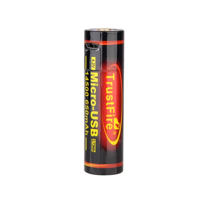 TF 14500 650mAh USB Battery