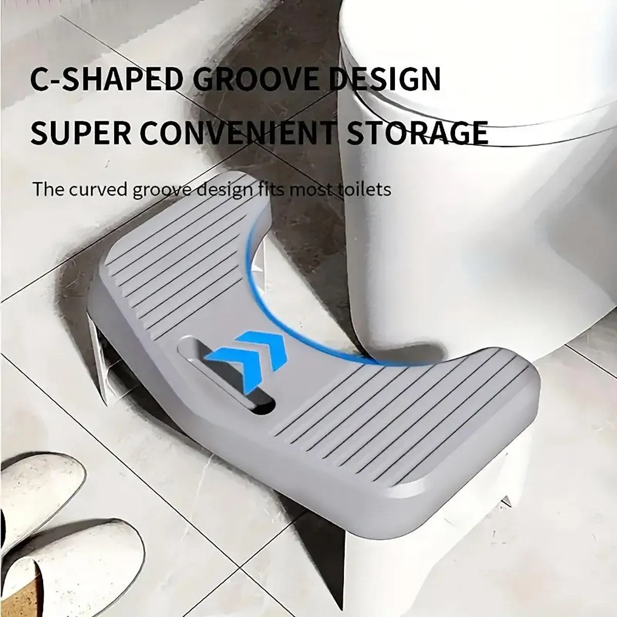Thickened Toilet Squatting Stool Bathroom Footstool Household Restroom Pad