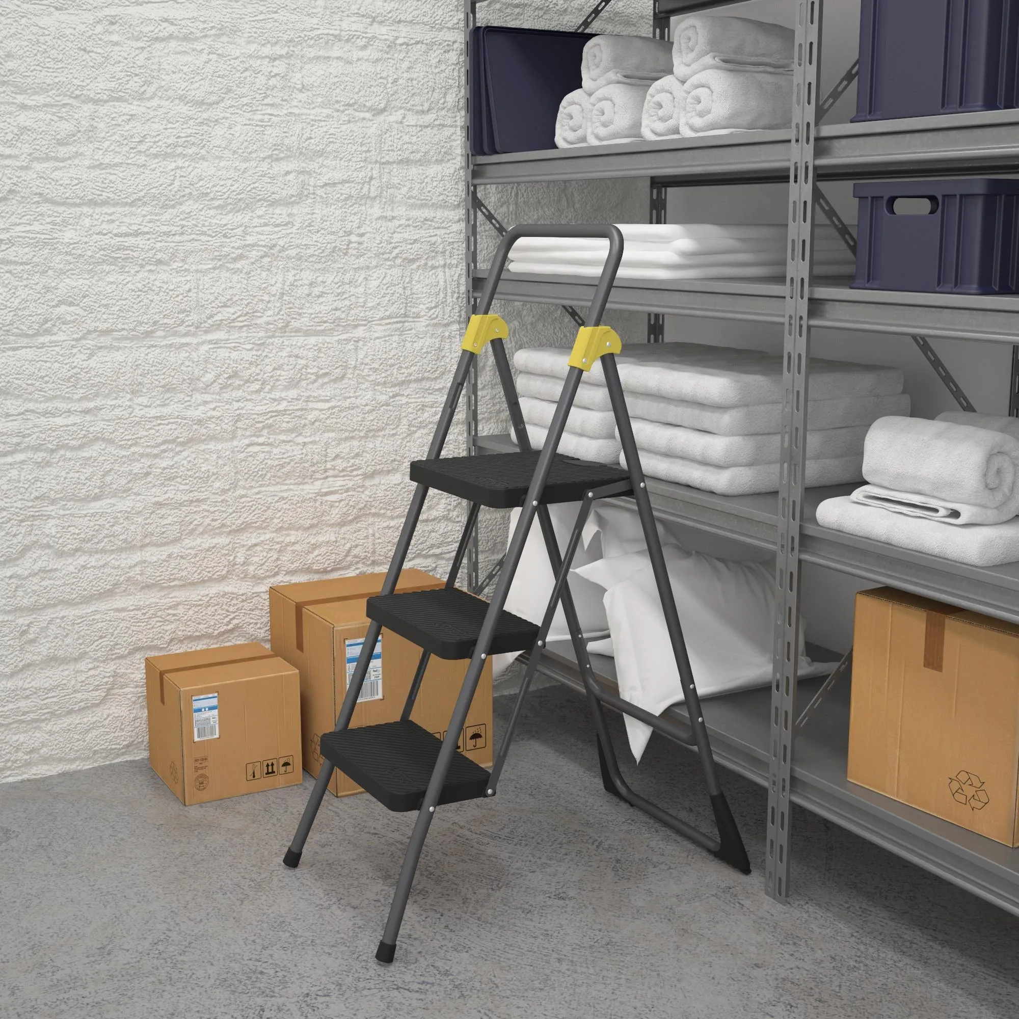 Three-Step Folding Step Stool