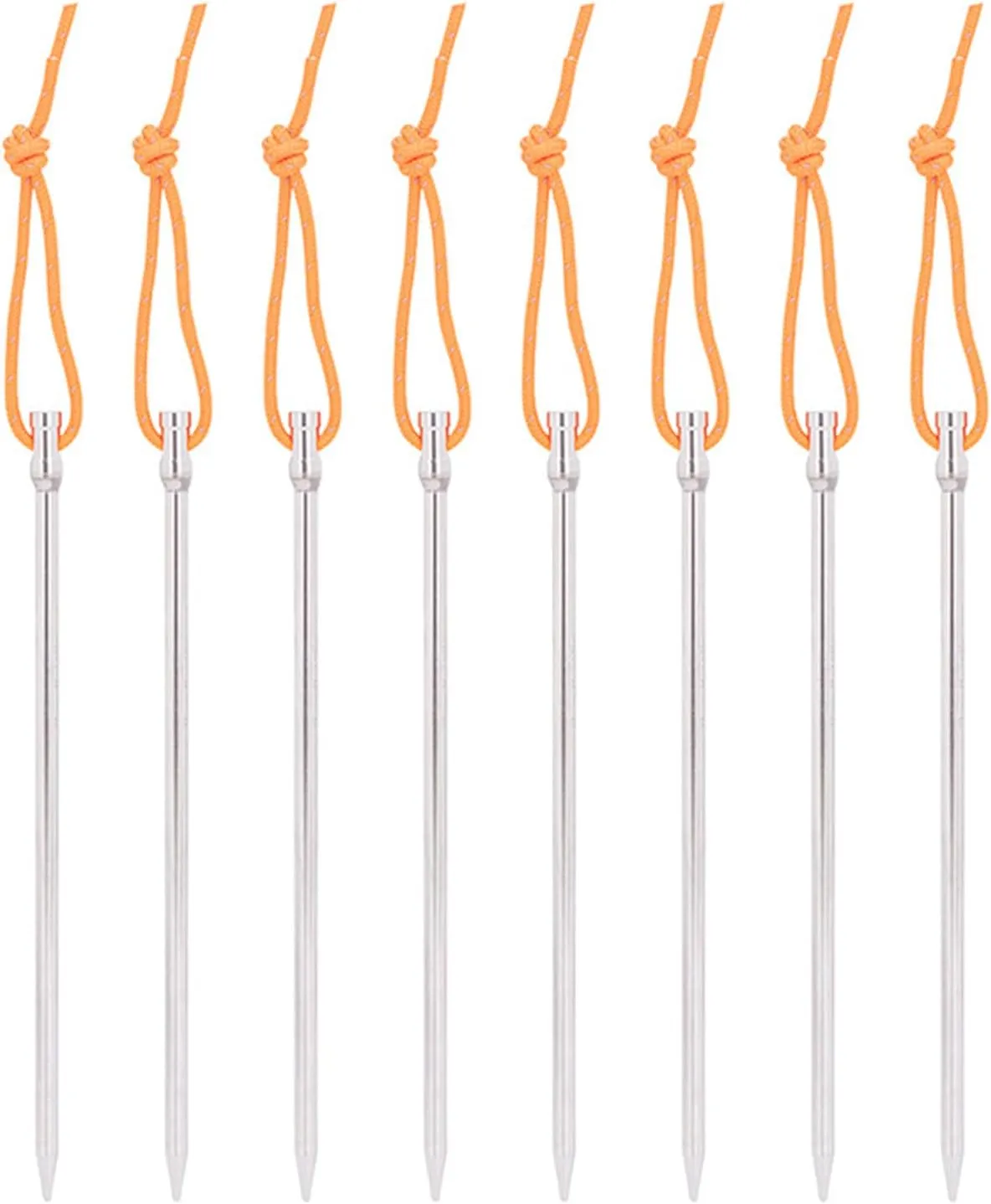 Titaniums Alloy Tent Stakes Heavy Duty Tarps Peg Camping Stakes Tent Peg Ground Peg for Outdoor Camping Canopy Tarps