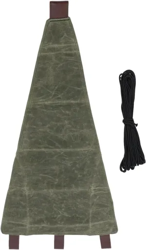 TOPINCN Folding Camping Cloth Seat with Rope, Portable Travel Camping Stool Fabric for Fishing Beach, Suitable for Camping, Fishing, Beach Outings, Backyard Lounging (OD Green)
