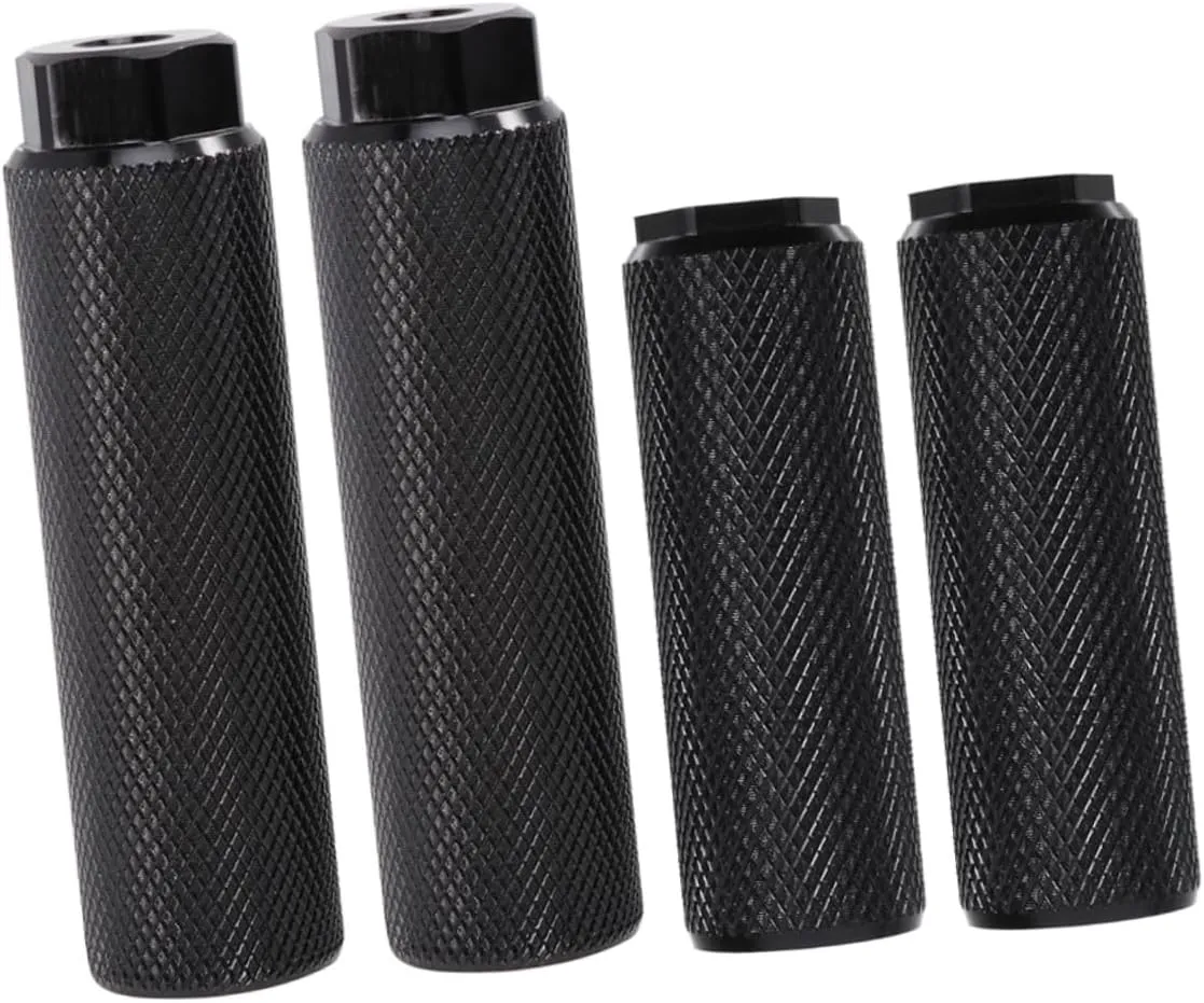 Toyvian 4Pcs Aluminum Alloy Bike Rear Pegs for Cycling Accessories Durable Non Slip Foot Pegs for Mountain Bikes Essential Sturdy Support for Cycling Enthusiasts and Families