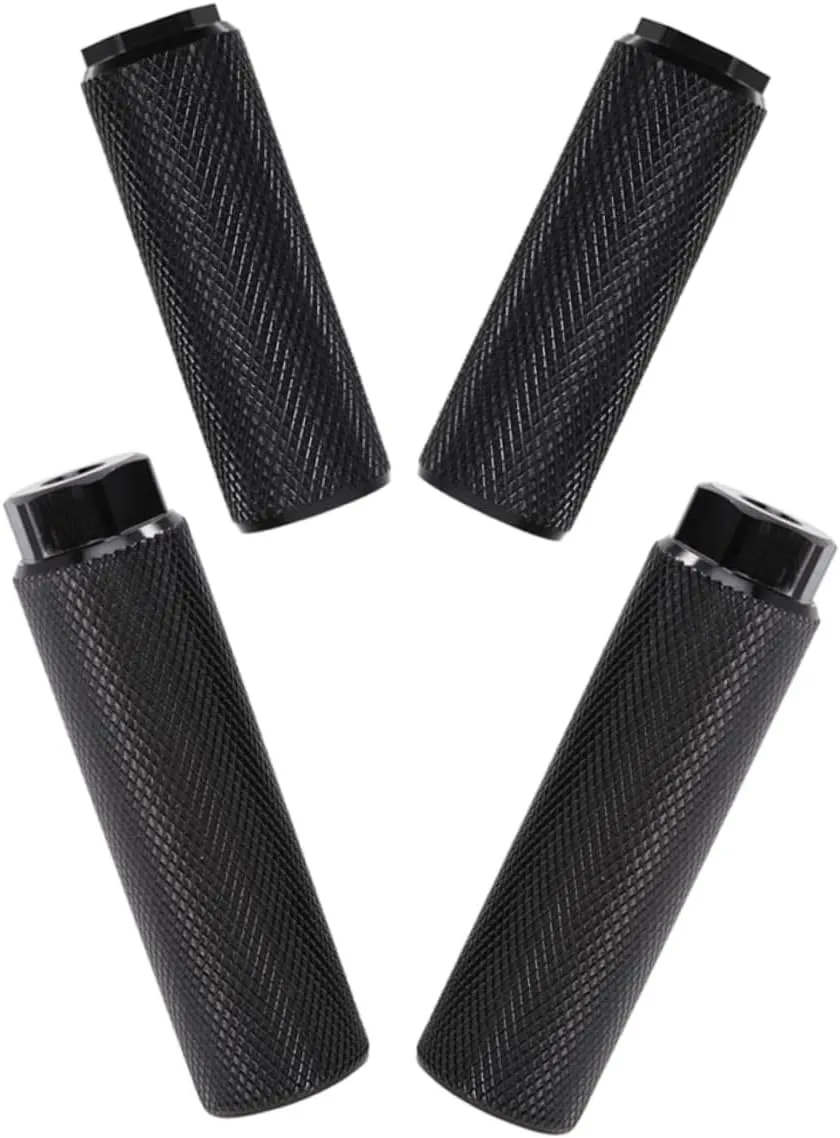 Toyvian 4Pcs Portable Wear Resistant Aluminum Alloy Bike Pegs Detachable Cycling Accessories for Small Bikes Non Slip Footrests for Enhanced Safety and Functionality