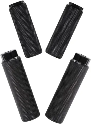 Toyvian 4Pcs Portable Wear Resistant Aluminum Alloy Bike Pegs Detachable Cycling Accessories for Small Bikes Non Slip Footrests for Enhanced Safety and Functionality