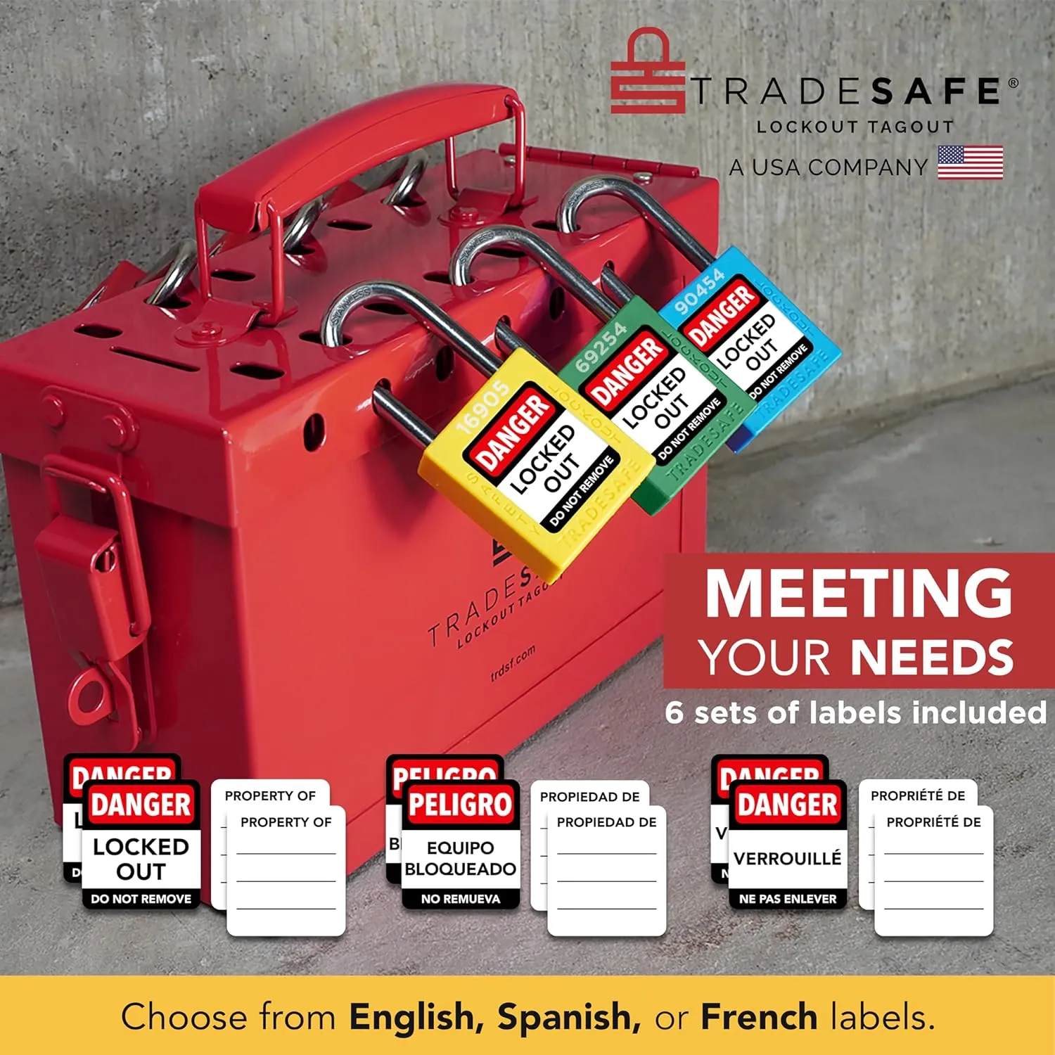 TRADESAFE Lockout Tagout Locks Set - 10 Green Lockout Locks Keyed Different, 2 Keys Per Loto Lock, OSHA Compliant Lock Out Tag Out Padlocks for Electrical Lockout Tag Out Kits
