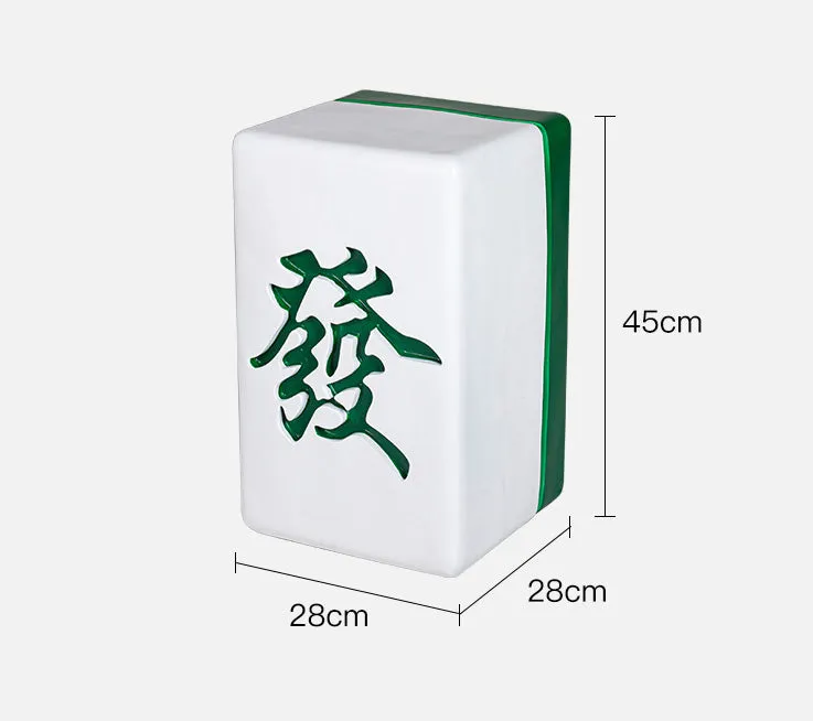 Traditional Mahjong Side Table