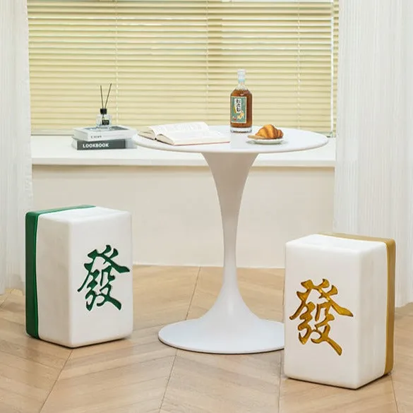 Traditional Mahjong Side Table