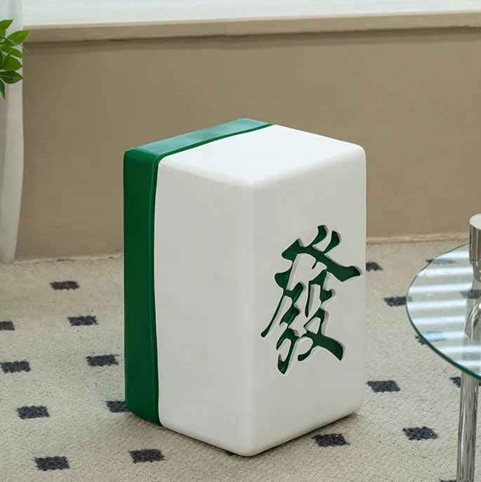Traditional Mahjong Side Table