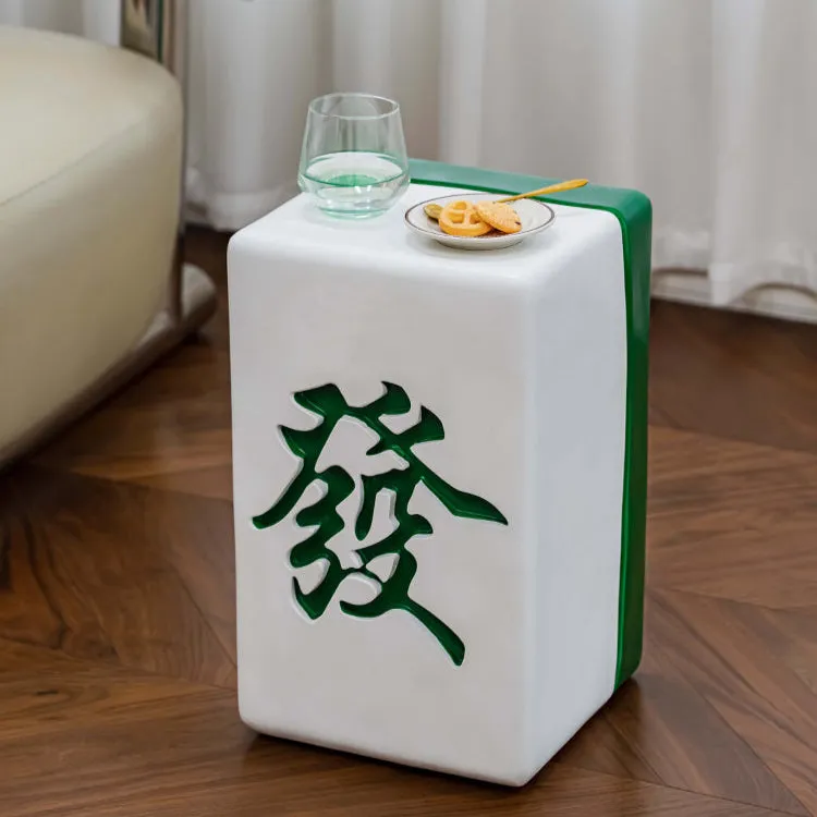 Traditional Mahjong Side Table