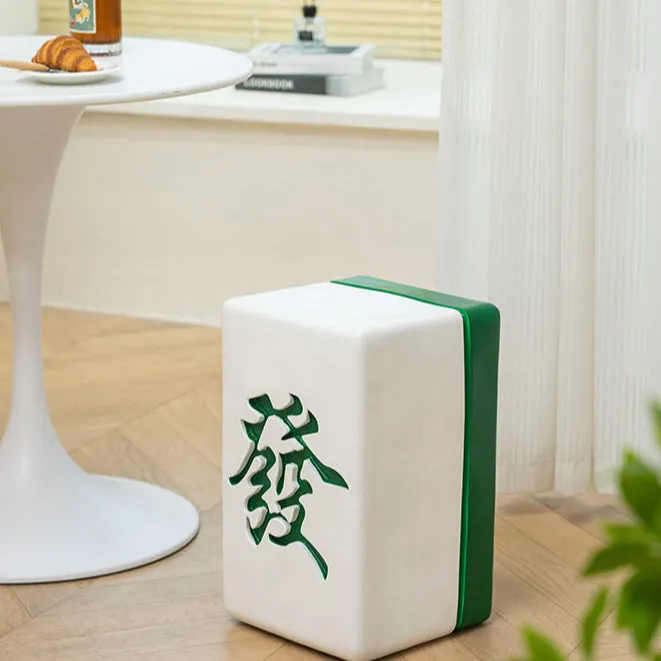 Traditional Mahjong Side Table