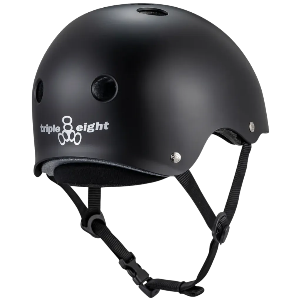 Triple 8 - Black Matte Deep Cover Helmet