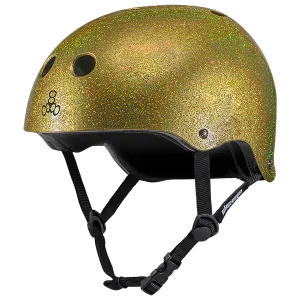 Triple 8 - Gold Glitter Deep Cover Helmet