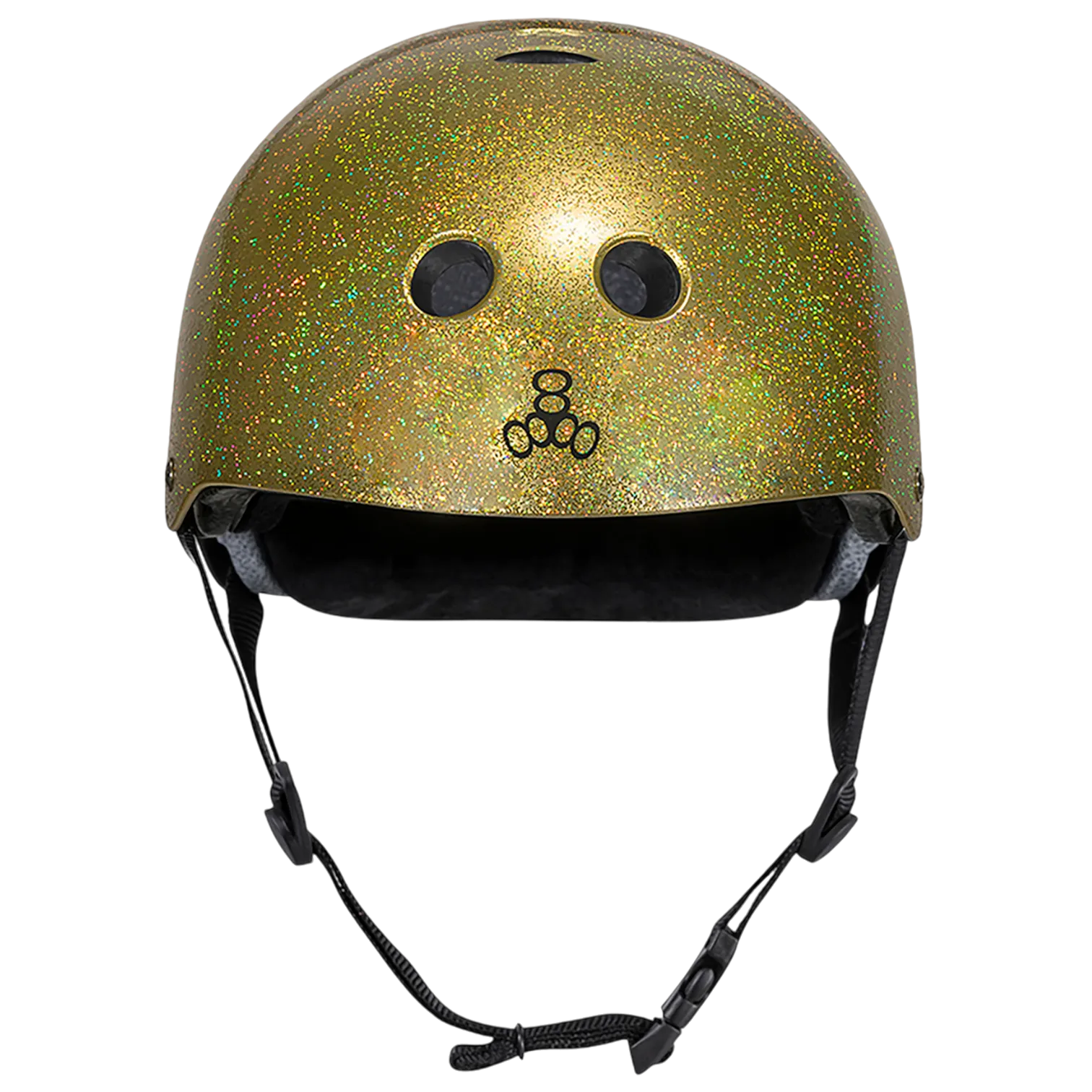 Triple 8 - Gold Glitter Deep Cover Helmet