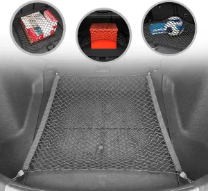 Trunknets Inc Floor Style Trunk Cargo Net for Honda Civic Hatchback 5 Door 2017 2018 2019 2020 2021