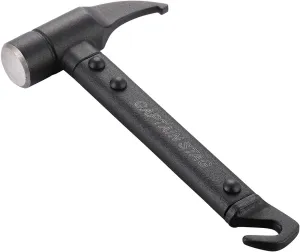 UA-4541 Peg Hammer, Tent Hammer, Solid, Aluminum, Peg Removal, Short Hammer