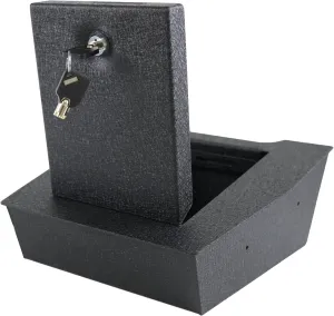 Underseat Bench Seat Console Safe Vault, Lock Box Compatible with Chevrolet Silverado/GMC Sierra 1500 2019-2025, Chevrolet Silverado/GMC Sierra 2500/3500 2020-2025, Triple Lock.