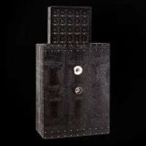 Underwood Safe Covered in Leather with 25 Winders and 6 Drawers