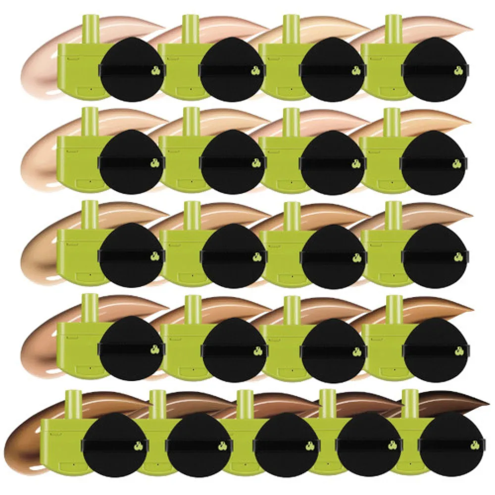 Unleashia Satin Wear Healthy Green Cushion Refill SPF 30 PA   15g * 21 colors