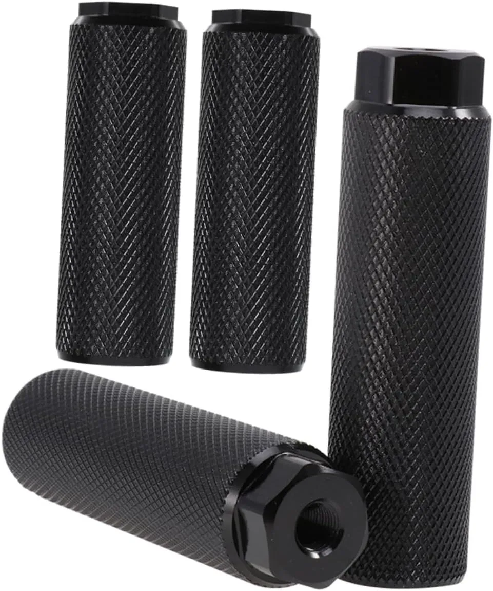 UPKOCH E-Bike Footrest 4pcs Aluminum Alloy Bike Rear Foot Pegs Wear-Resistant Detachable Cycle Accessories