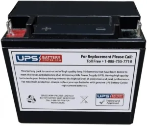 UPSBatteryCenter® Compatible Replacement Battery 12V 14Ah for DuroMax 13000W XP13000HXT Tri Fuel Generator