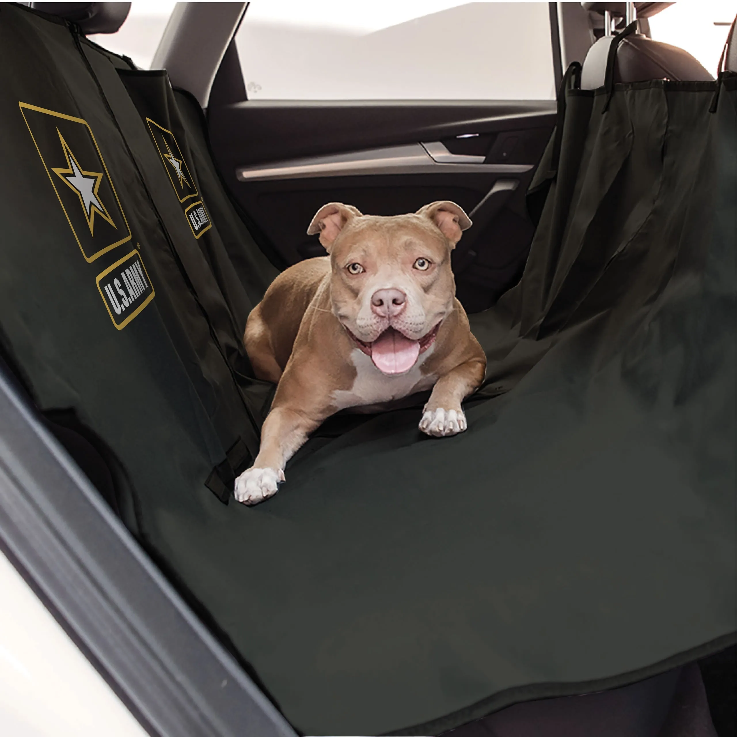 U.S. Army Car Seat Pet Hammock Cover  - Dark Camo