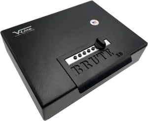 V-Line Ind. Brute XD Tactical Flat Black with Quick Access Simplex Lock with HD Lock Cover to Prevent Punch Through, Tactical Black