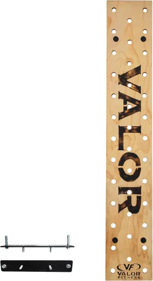 Valor Fitness Climbing Peg Board – Wall Mounted Plywood for Gym, Ninja Training, Cross Training, Rock Climbing & Gymnastics Workout Equipment