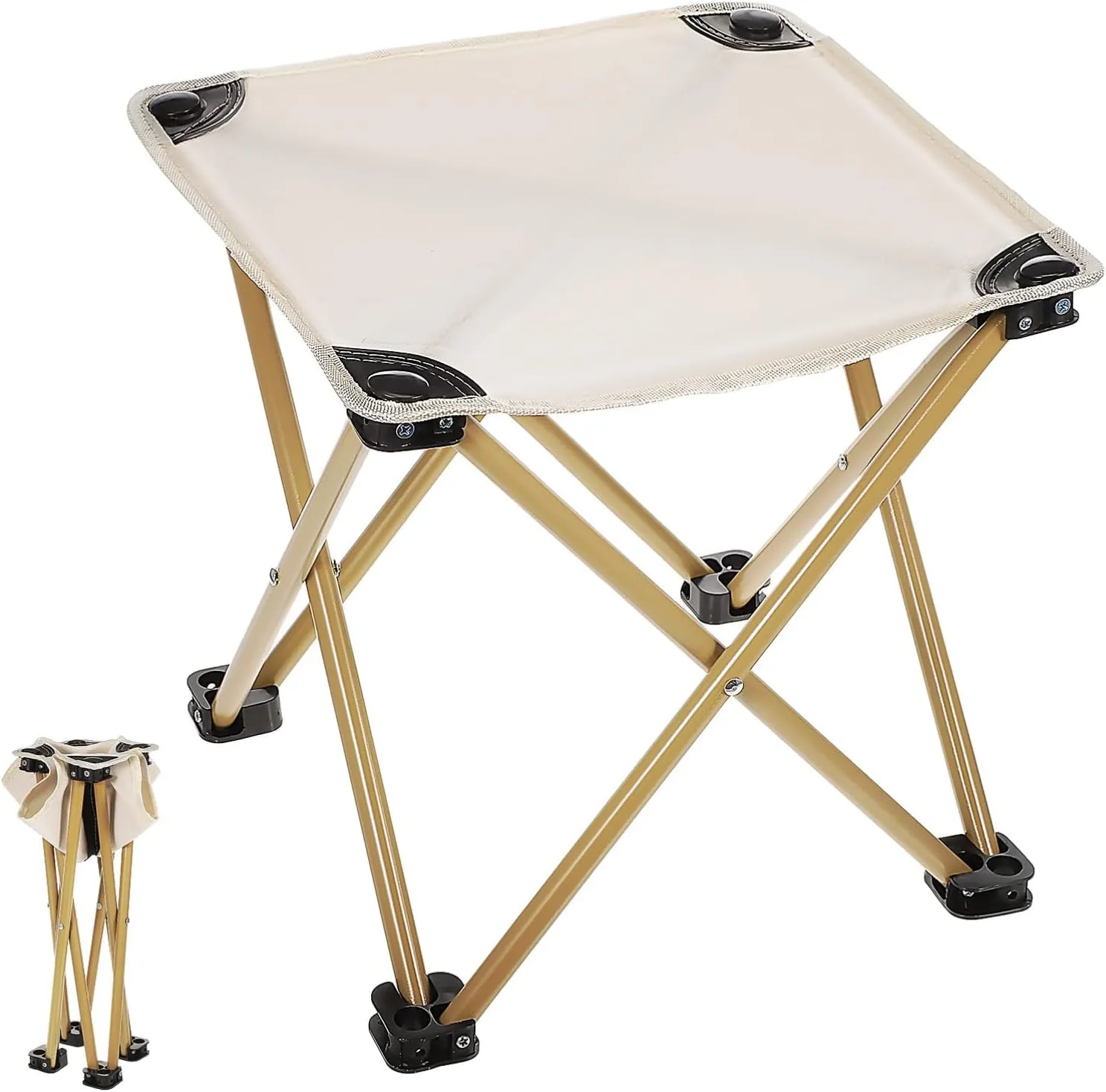 VANZACK Fishing Stool Portable Camping Stool for Adults Durable Oxford Fabric with Comfortable Carry Bag