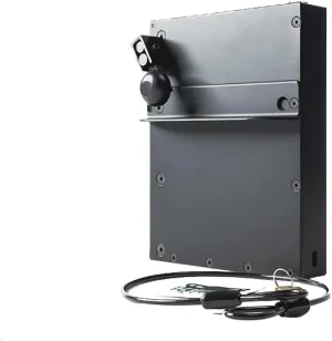 Vehicle Gun Storage with Security Cable, Mechanical Lock System, No Batteries Required