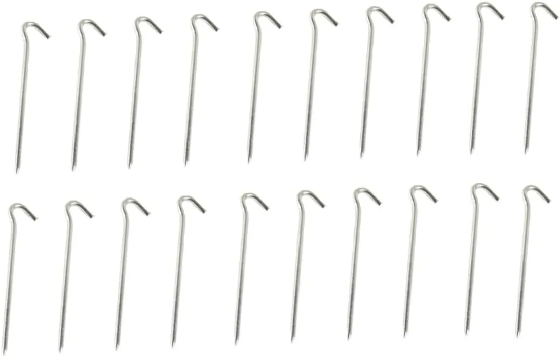 VICASKY 20Pcs Heavy Duty Ground Pegs for Tents Windproof Tent Stakes for Camping for Tarps and Awnings Lightweight and Durable Design for All Outdoor Activities