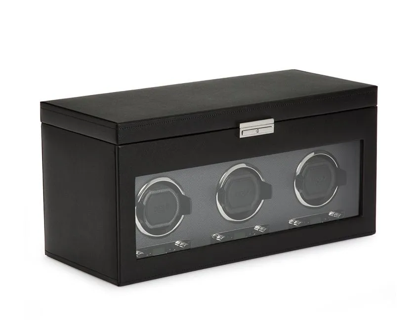 Viceroy Triple Watch Winder with Storage (Black)