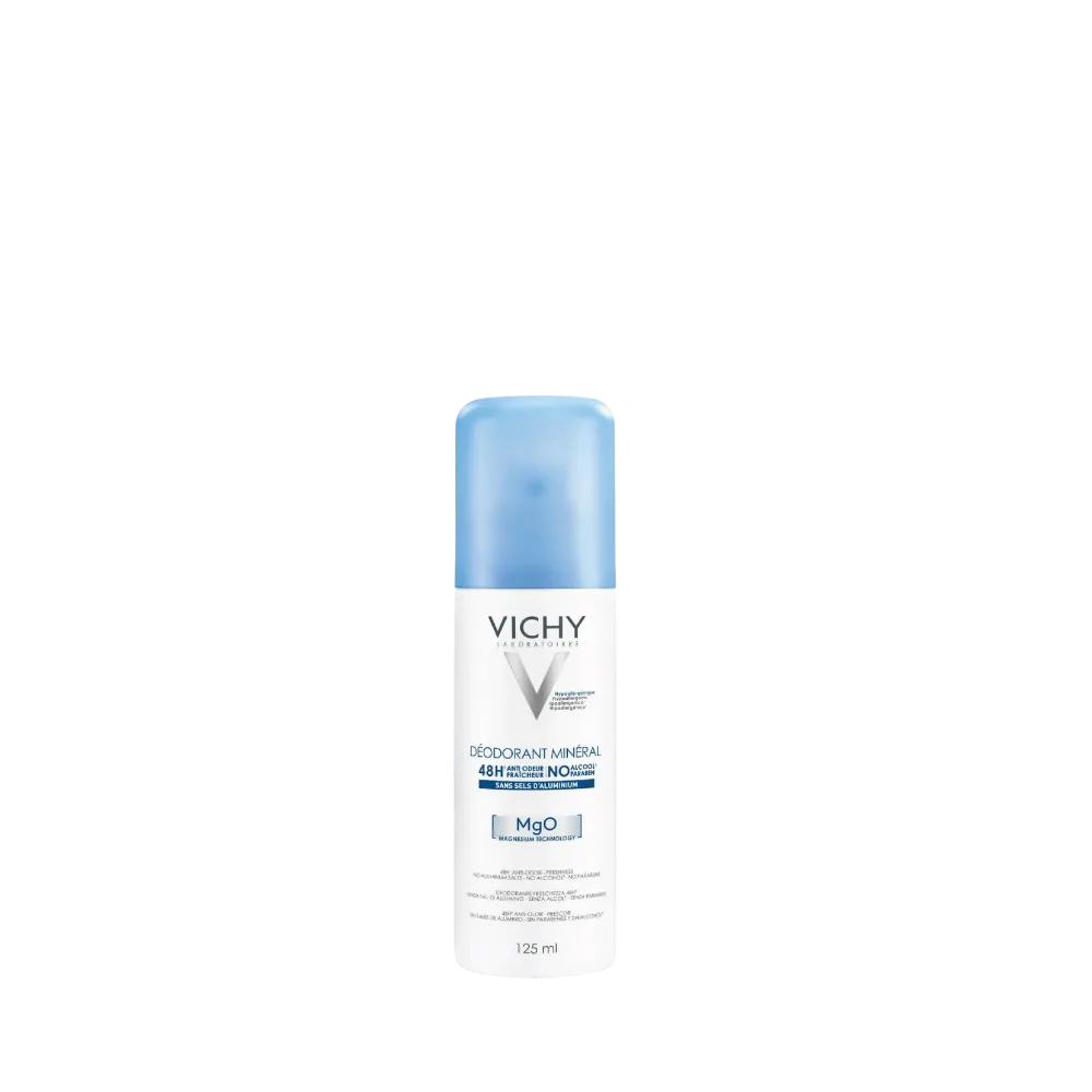 Vichy 48 Hour Mineral Aluminum Free Spray Deodorant 125Ml