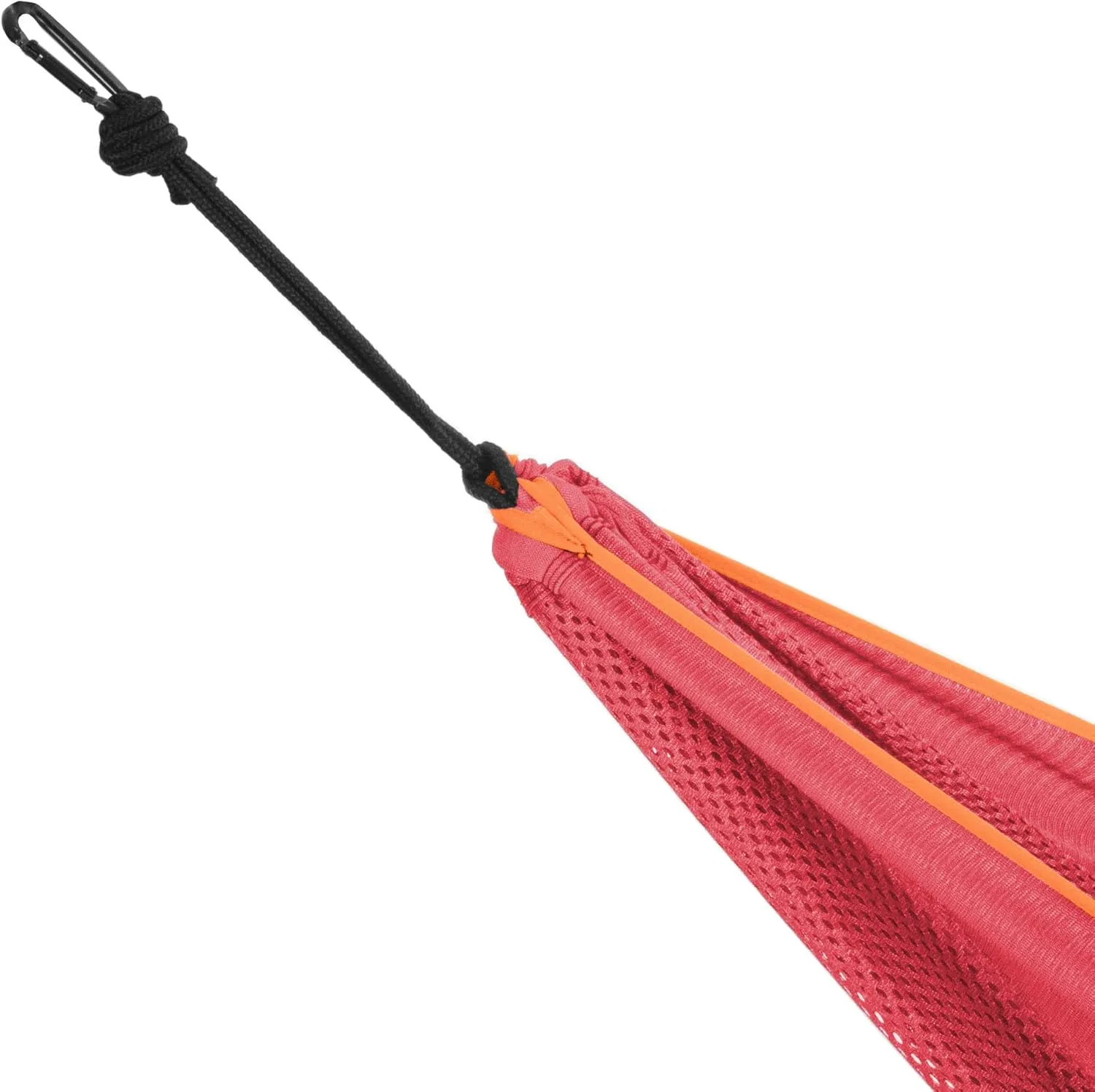 Vivere Double Polyester Mesh Hammock - 400 lb Capacity (Punch/Peach)