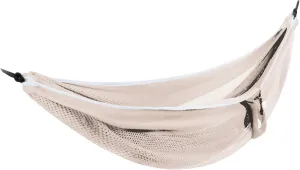 Vivere Double Polyester Mesh Hammock - 400 lb Capacity (Sand/Sky)