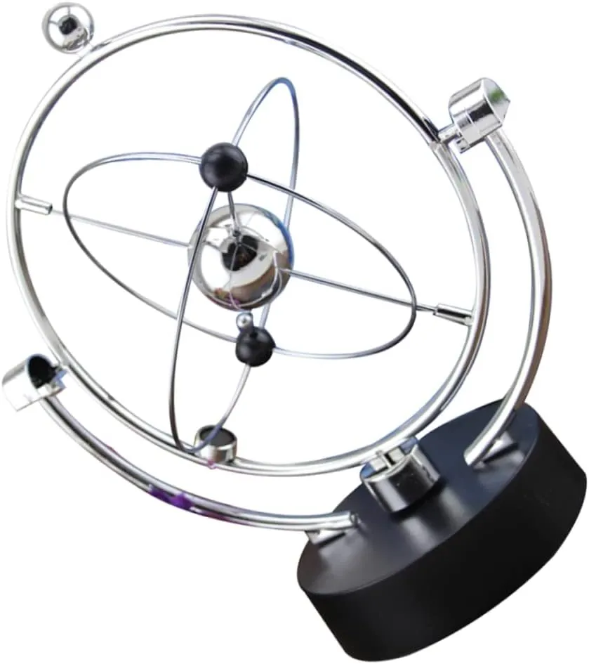 VOSAREA Unique Perpetual Motion Instrument Desktop Decoration Solar System Mobile Home Adorn