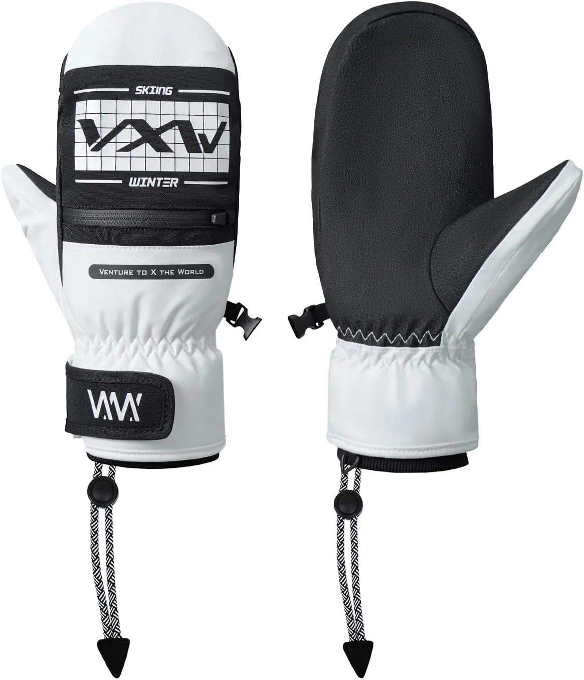 VXW Men Women Ski Gloves Windproof Winter Warm Thermal Snow Mittens Skiing Snowmobile Gloves