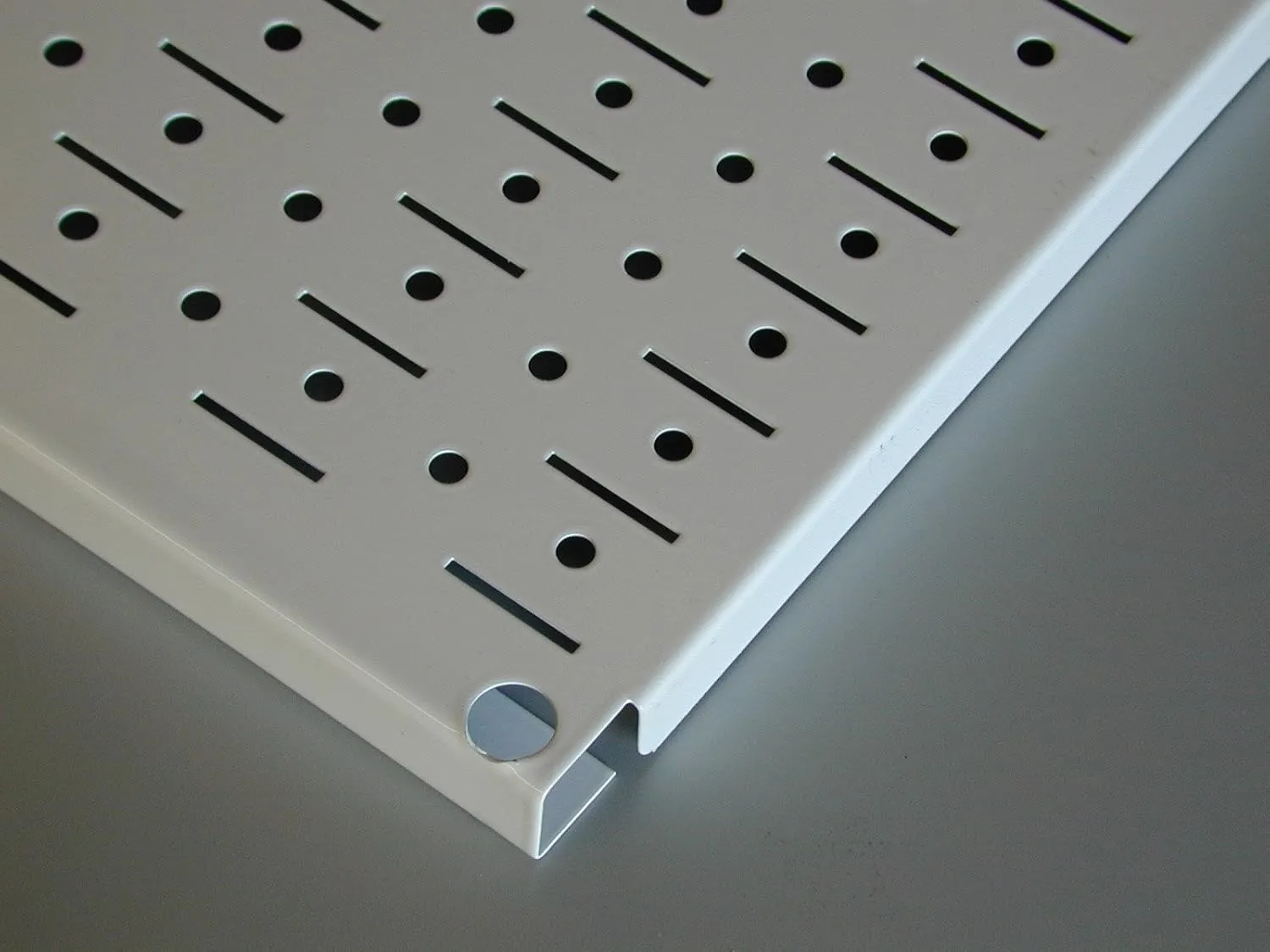 Wall Control Pegboard Organizer 4 ft. Metal Pegboard Standard Tool Storage Kit with Gray Toolboard and Blue Accessories