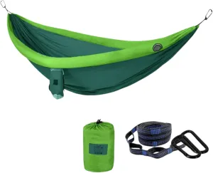 Wander Panda Hammock Camping Hammock Trapeze with Mosquito net Outdoor Trapeze Load Capacity 400LB Swing Chair Double Swing Suitable for Outdoor Camping Patio Green