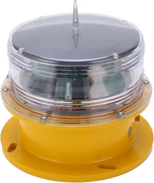 Warning Lamp, LED Obstruction Light for Marine Navigation, Aviation Signal Light, Outdoor Waterway Beacon