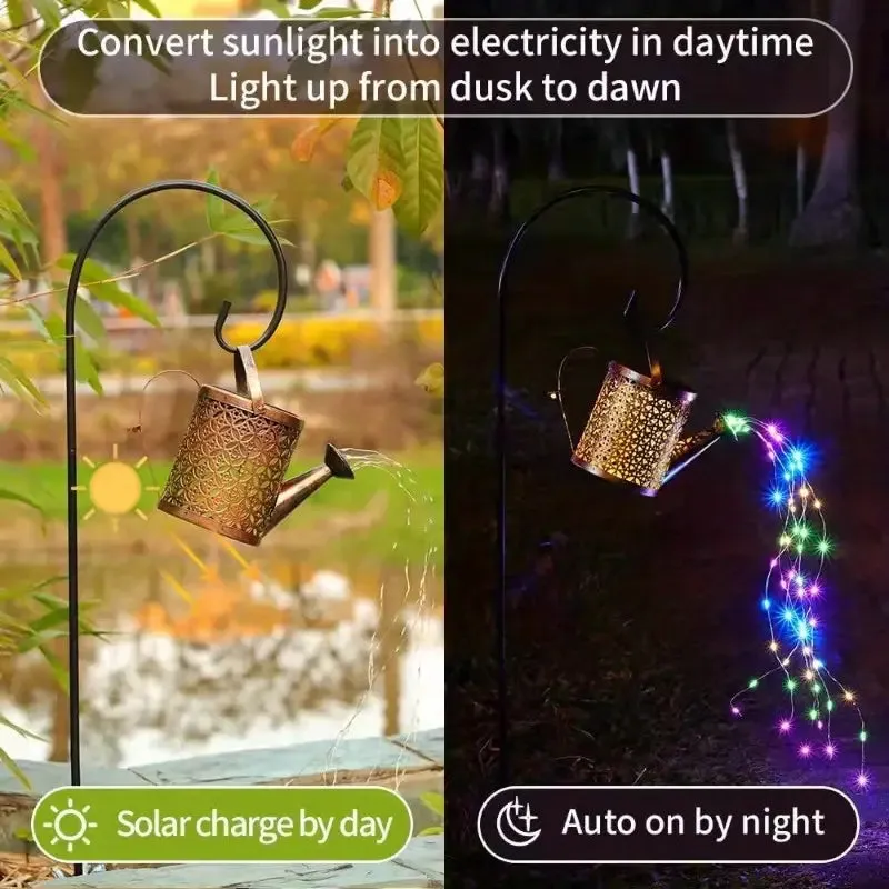 Watering Can Solar Garden Lights - Copper, Solar Powered