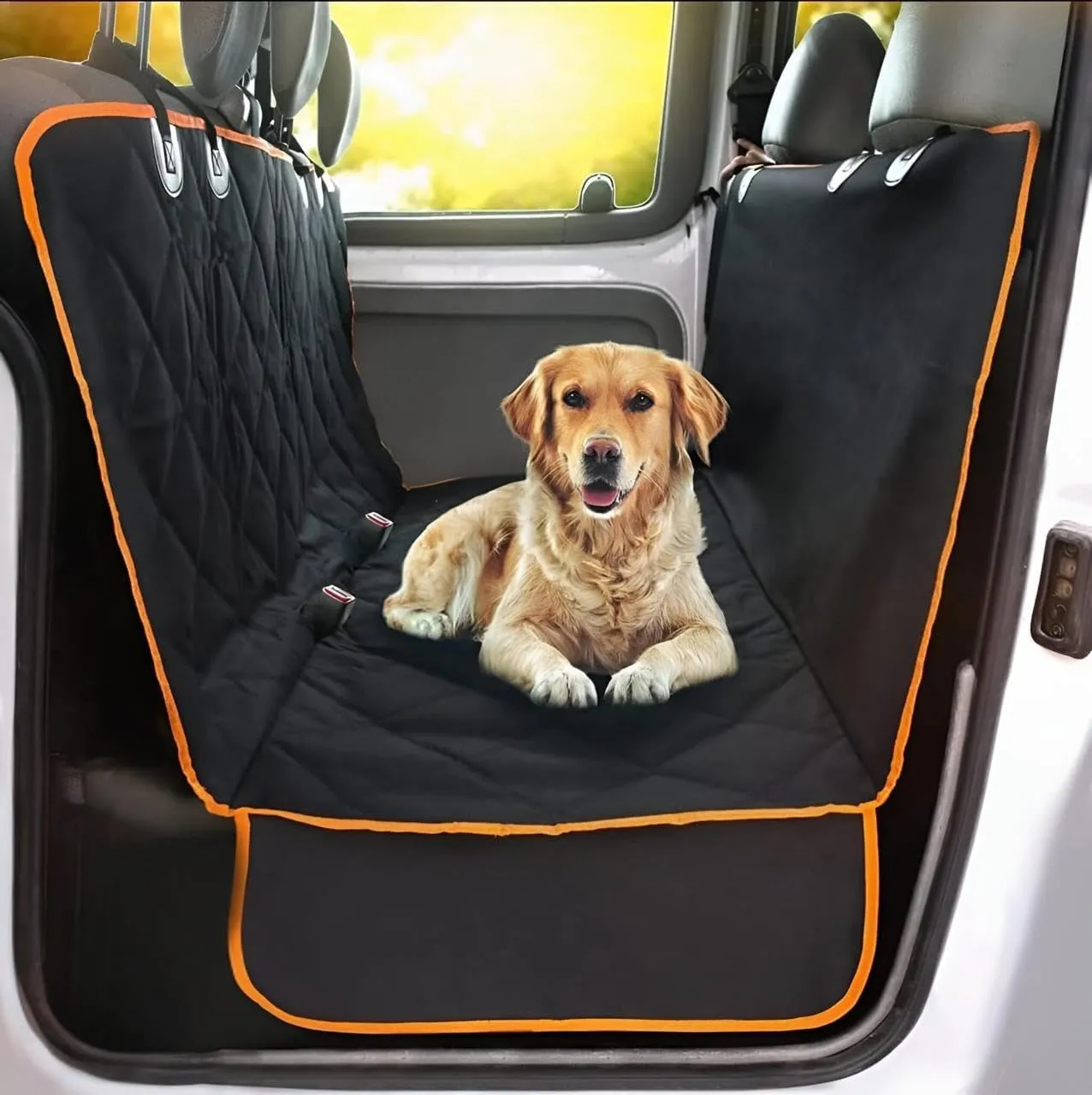 Waterproof & Scratch-Proof Dog Car Seat Protector – Non-Slip Hammock for Cars, Trucks & SUVs, Durable Pet Seat Cover, Protects from Hair & Dirt, Universal Fit