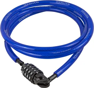 Weatherproof Straight Security Cable Lock (5ft to 25ft Lengths) with Resettable Combination, Anti-Theft Protection for Kayak, Bike, Paddleboard, Scooter, Equipment, Bicycles and More 25ft