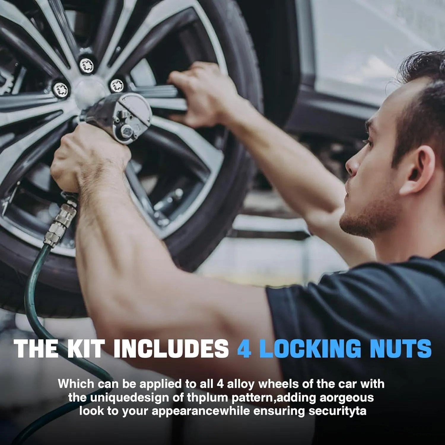 Wheel Lock Lug Nut Set M14 x 1.5 Anti Theft Fit Chevy Silverado Tahoe Suburban Avalanche Cadillac Escalade GMC Sierra Yukon XL Canyon Acadia Tesla 3 Y X S Ford Excursion &More Replace 24210