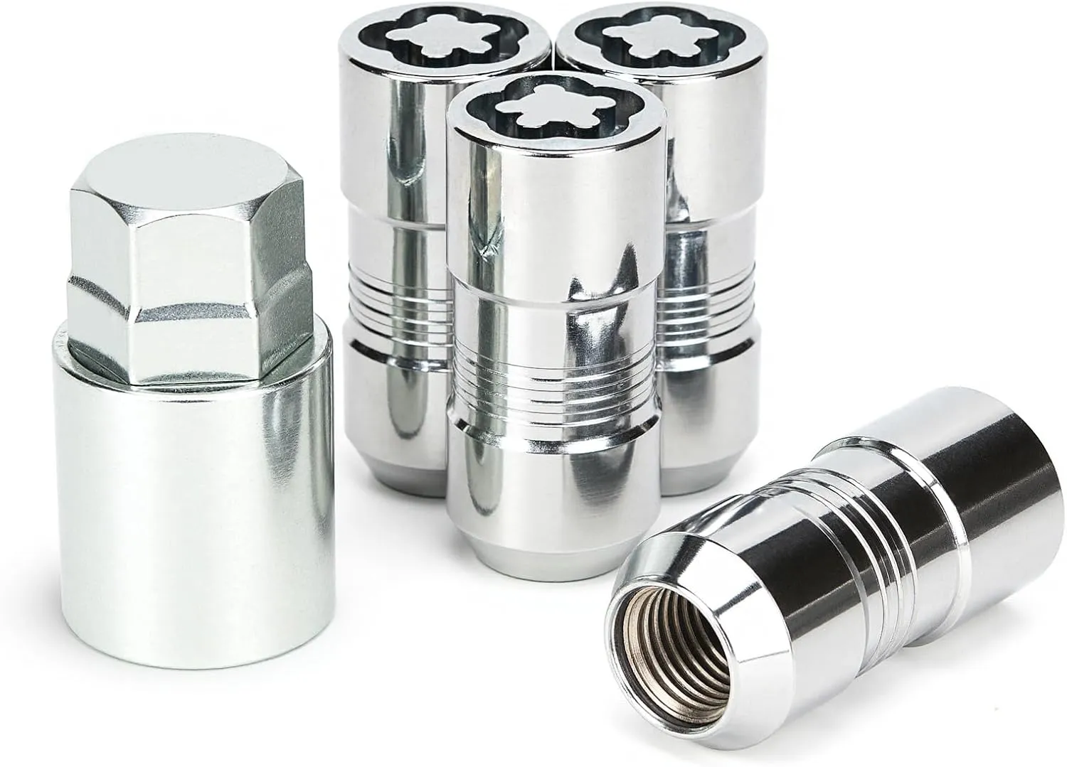 Wheel Lock Lug Nut Set M14 x 1.5 Anti Theft Fit Chevy Silverado Tahoe Suburban Avalanche Cadillac Escalade GMC Sierra Yukon XL Canyon Acadia Tesla 3 Y X S Ford Excursion &More Replace 24210